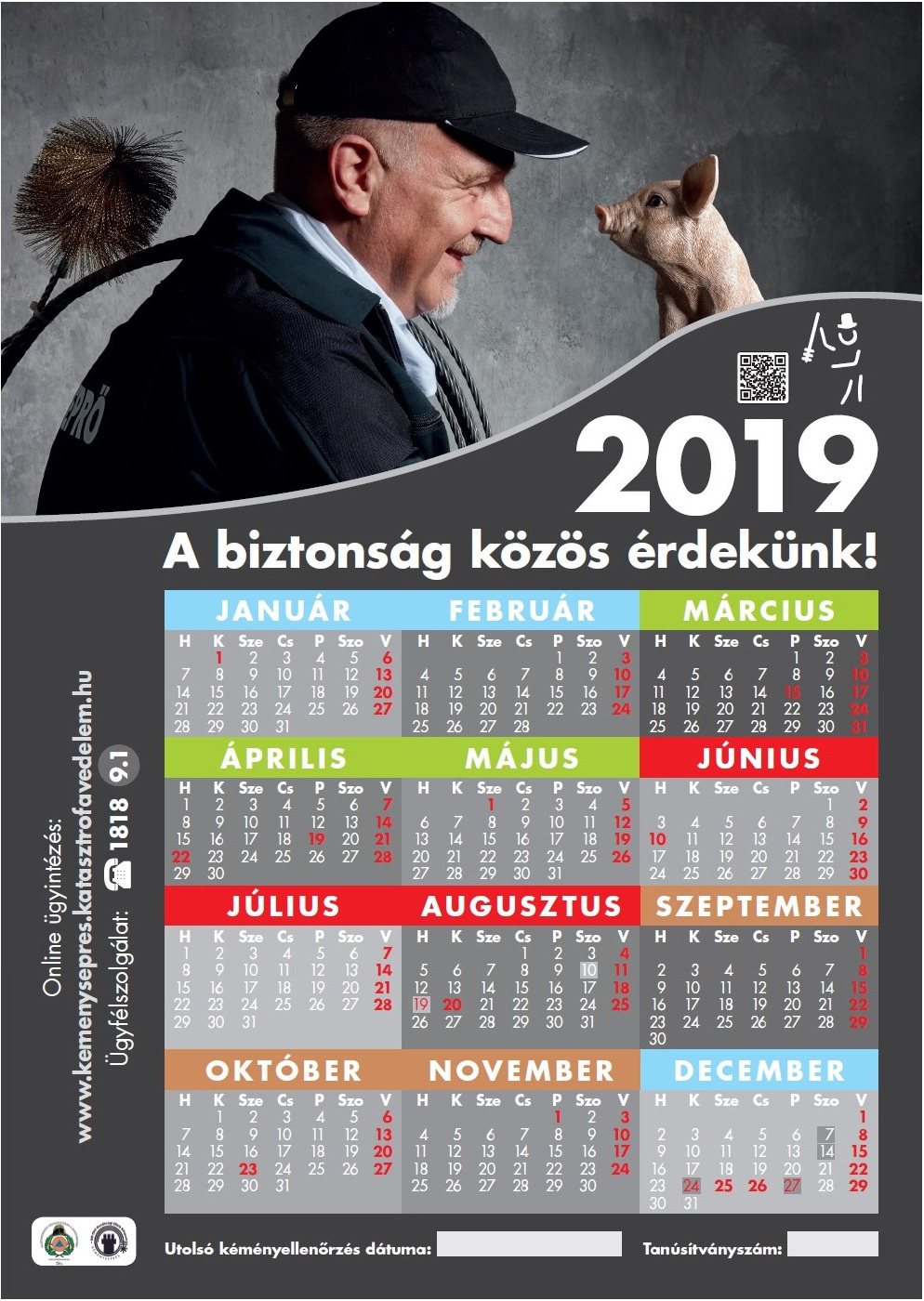 2019-es naptár előképe